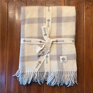 Barker Textiles Wool Plaid Throw Blanket